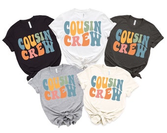 Cousin Crew Matching T-Shirts: Family Vacation Tees
