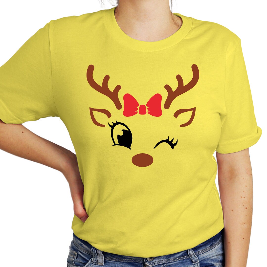 Christmas Deer Shirt, New Year, Santa Sweatshirt, Holiday Tee