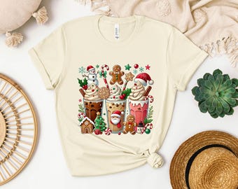 Gingerbread Coffee Christmas Shirt: Festive Holiday Sweatshirt