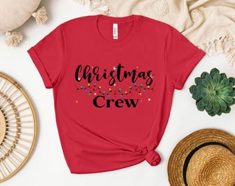 Christmas Crew T-Shirt: Family Holiday Lights Tee