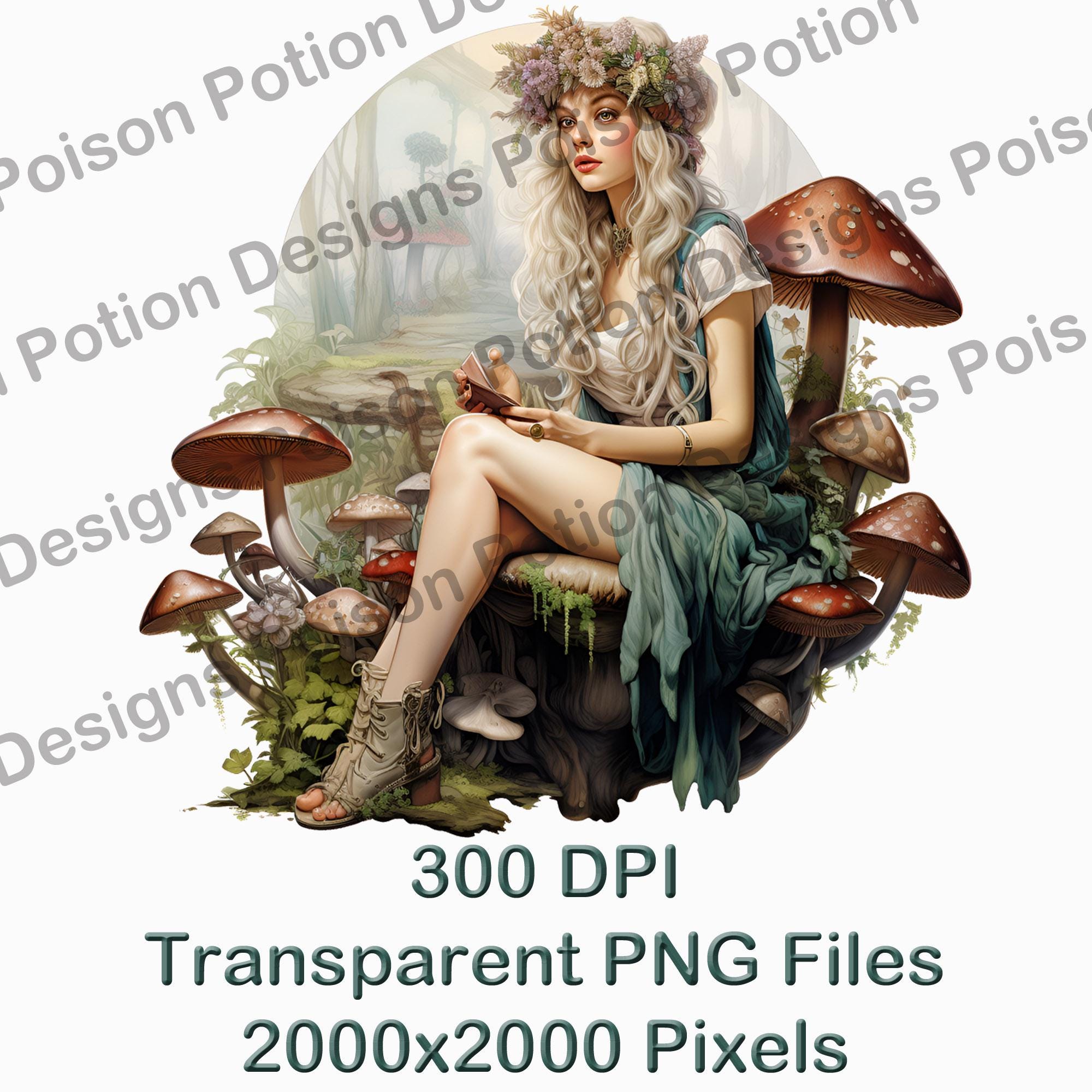 Pretty Sprite Clipart, Fantasy Victorian Watercolor PNG Clip Art ...