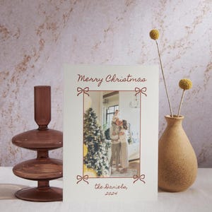 Tarjeta de Navidad editable / Plantilla de tarjeta de felicitación navideña / Plantilla de tarjeta festiva / Tarjeta de Navidad imprimible de Canva imagen 9