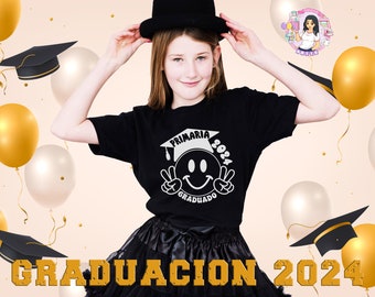 Paquete de graduación 2024 PNG, SVG, DXF en español, graduación 2024, salida del preescolar, fin de año escolar