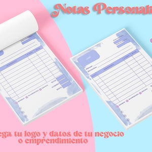 16 Formato de pedidos PNG, notas de venta, notas de remisión 1 cuarto de carta PNG