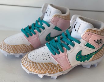 Custom Cleats and Sneakers-Nike Jordan Low top Cleats