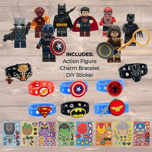 Superhero Party Favors, Kids Party Favors, Superhero Birthday Party Favors,  Superhero Action Figures, Birthday Party Gift Bags