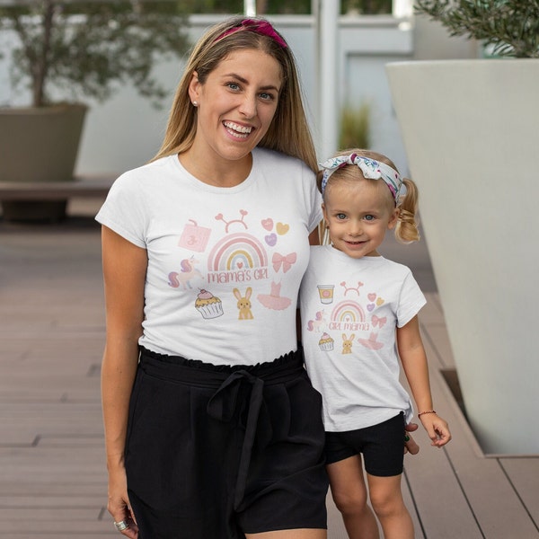 Mom and daughter matching shirts, valentines mom and me match, mom and mini, mama and mini match, mom daughter gift set, Childs valentines