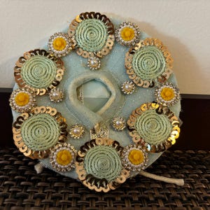 Ladoo Gopal Designer Kundan Poshak  | Size 1