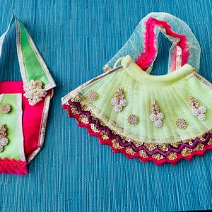 Radha Krishna Dress- 4 inch