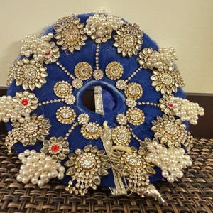 Ladoo Gopal Designer Kundan Poshak  | Size 2