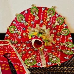 Size 4 Kanha Ji Poshak, Ladoo Gopal Dress,bal Gopal, Lord