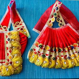 Radha Krishna Dress- 6 inch