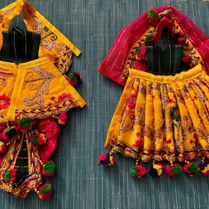 Radha Krishna Dress- 4 inch
