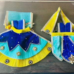 Radha Krishna Dress- 4 inch