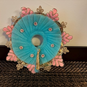Ladoo Gopal Designer Kundan Poshak   | Size 1