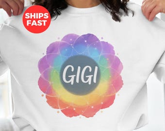 Gigi Sweatshirt, New Grandma Gift, Gigi Shirt, Nana Gift, Godmother Gift, Mother's Day Gift, Grandma Sweatshirt, Retro Gigi