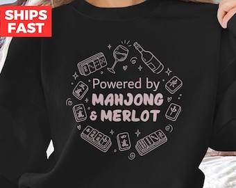 Mahjong Shirt for Mah Jongg Lovers, Comfort Colors Mahjong Player Gift, Mahjong Gift Ideas, Mahj Tournament T-shirt for Her