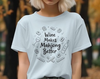 Mahjong Shirt, Mahjong Player Gift, Comfort Colors Mahjong Tee, Mahjong Club Shirt, Gift for Mahjong Lover