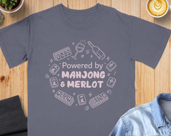 Mahjong Shirt, Mahjong Player Gift, Comfort Colors Mahjong Tee, Mahjong Club Shirt, Gift for Mahjong Lover