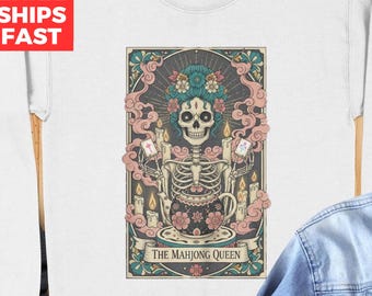 Mahjong Shirt for Mah Jongg Lovers, Comfort Colors Mahjong Player Gift, Mahjong Gift Ideas, Mahj Tournament T-shirt for Her
