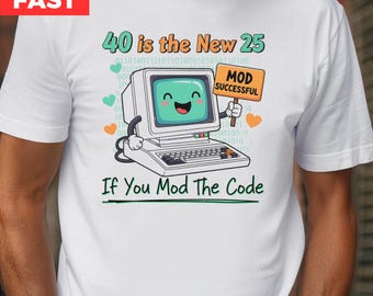 40th Birthday Gift for Gamer Dad or Husband - Funny Retro Gaming Shirt for Men - Vintage Gamer T-Shirt Gift for Husband, Brother
