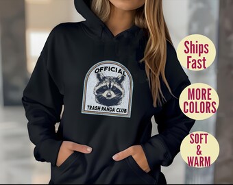 Funny Raccoon Sweatshirt: Trash Panda Tee, Animal Lover Gift