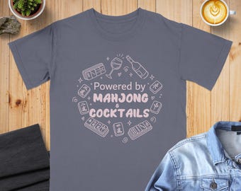 Mahjong Shirt, Mahjong Player Gift, Comfort Colors Mahjong Tee, Mahjong Club Shirt, Gift for Mahjong Lover