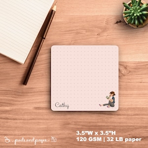 Bloc de notas personalizado, bloc de notas de oficina personalizado, papelería para jefas, lista de tareas para jefas, lista de bolsillo para jefas, regalo para mejor amiga