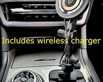 Soporte de teléfono con carga inalámbrica para Ford Explorer 2020, 2021, 2022, 2023 y 2024