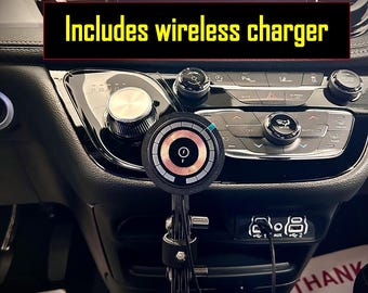 2017, 2018, 2019, 2020, 2021, 2022, 2023, 2024, 2025, 2026 Chrysler Pacifica wireless charging Phone mount
