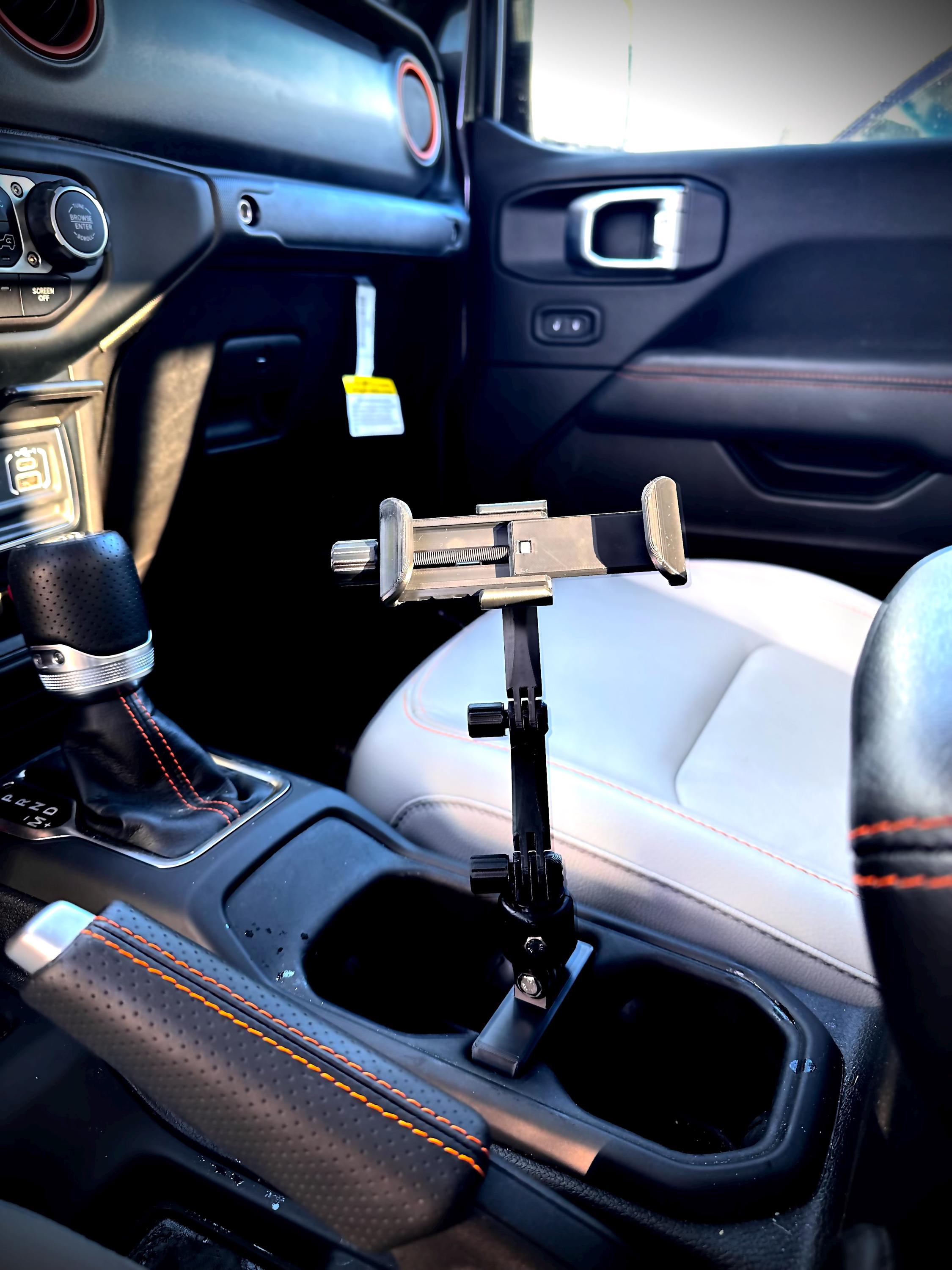 2018, 2019, 2020, 2021, 2022, 2023, 2024, 2025, 2026 Jeep wrangler, Gladiator Support de téléphone