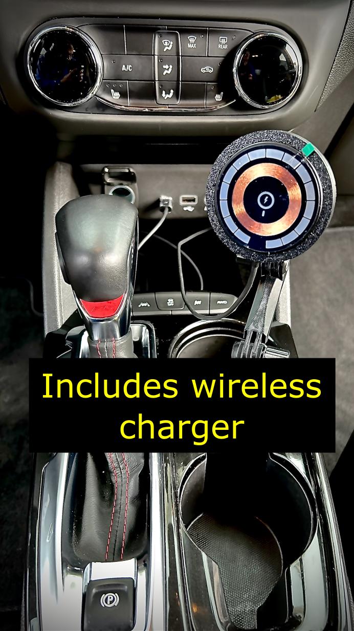 2021, 2022, 2023, 2024, 2025, 2026 Chevrolet trailblazer 2024, 2025, 2026 Recharge sans fil Chevrolet Trax Support pour téléphone