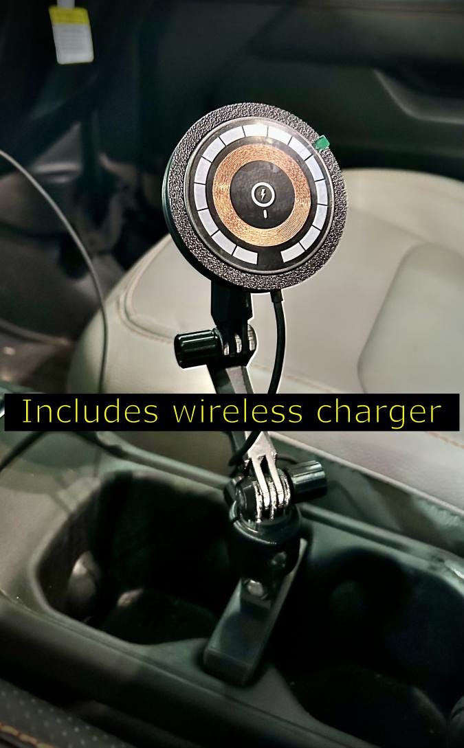 2018, 2019, 2020, 2021, 2022, 2023, 2024, 2025, 2026 Jeep wrangler, recharge sans fil Gladiator Support pour téléphone