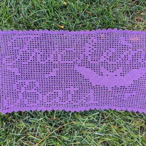 Fricken Bats Filet Crochet Doily Pattern