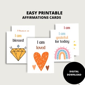Cute Affirmations Cards