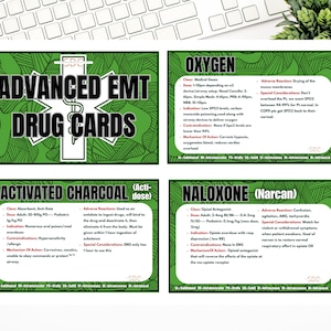 Advanced EMT Drug Flashcards