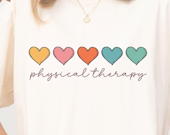 Camiseta de fisioterapia Comfort Colors®. Regalo para fisioterapeutas. Camiseta de fisioterapia. Regalo para fisioterapeutas. Fisioterapia pediátrica.