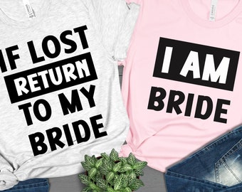 Camisetas a juego para novios, camisetas divertidas para bodas