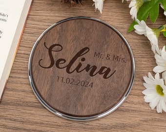 Name Customized Wireless Charger,Engraved Charger,Custom Name Qi Wireless Charger,15W,Groomsman Gift,Gift for Him Dad,Father's Day Gift