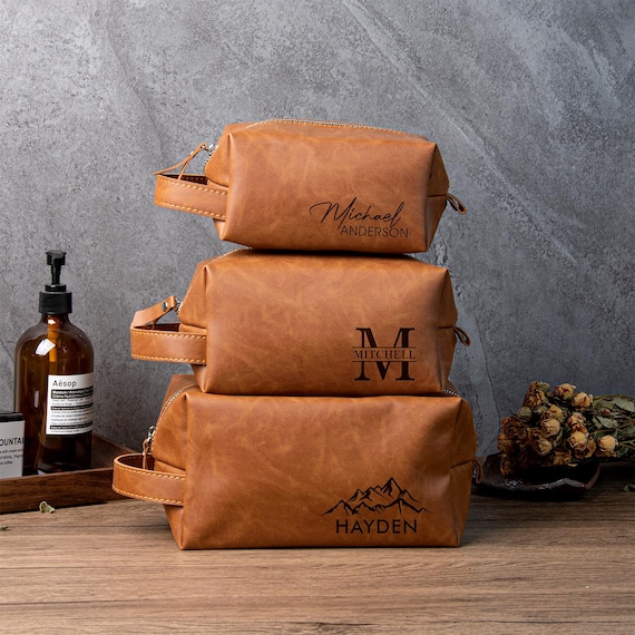 3 Best Personalized Leather Toiletry Bags for Men in 2026
