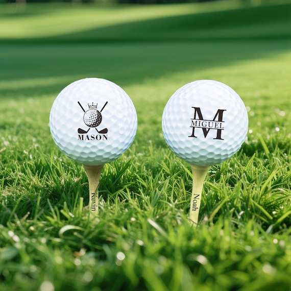 Custom Golf Balls, Personalized Golf Ball, Golf Ball with Name, Golf Lover Ball Gift, Gifts for Golfers, Gift for Dad, Gift for Men