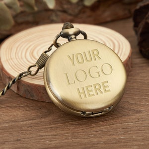 Geschenk für Trauzeugen, personalisierte Taschenuhr mit Gravur, Hochzeitsparty-Geschenk, Geschenk für den besten Mann, personalisiertes Geschenk für Männer/Bräutigam/Vater, Weihnachtsgeschenk Bild 3