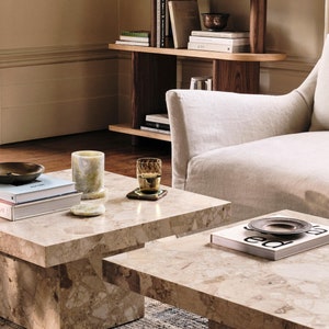 Marble coffee table