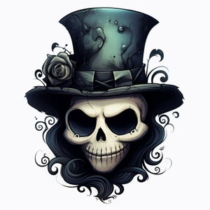 Halloween Cartoon Skeleton Clip Art