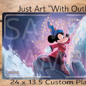 Mickey Mouse Playful Sorcerer Extended Stitch Playmat
