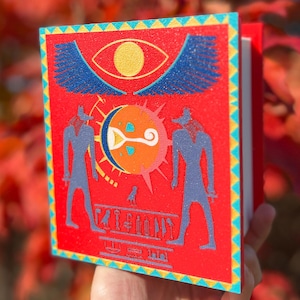 Buch der Eclipse Deck Box & Würfelschale - 3D Gedruckt! - Perfekt für Magic, Yu-Gi-Oh!, Pokemon, Lorcana, und TKG Sammlungen!