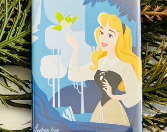 Tired Girl’s Castle/Theme Park Magnets/Gifts/Small Trinkets/Stocking Stuffers