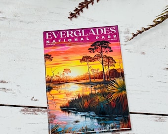 Everglades|National Park Magnets|Gifts|Small Trinkets|Stocking Stuffers|Collectors|Travel Gift|USA Adventures