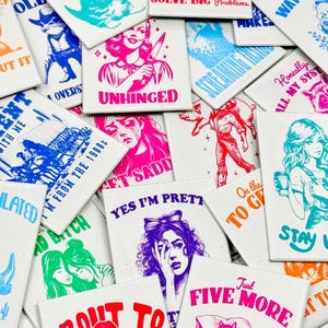 SET OF 6|Funny Magnets|Pick Your Bundle|Gift Ideas|Locker Magnet|Office Magnet|Stocking Stuffer