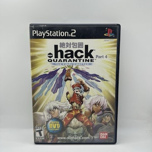 Dot .hack Quarantine Part 4 PS2 CIB Reg Card Anime DVD Tested PlayStation 2